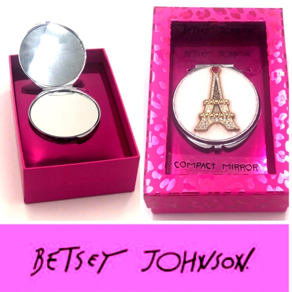 Betsey Johnson Eiffel Tower Compact Mirror - Picture 5 of 15